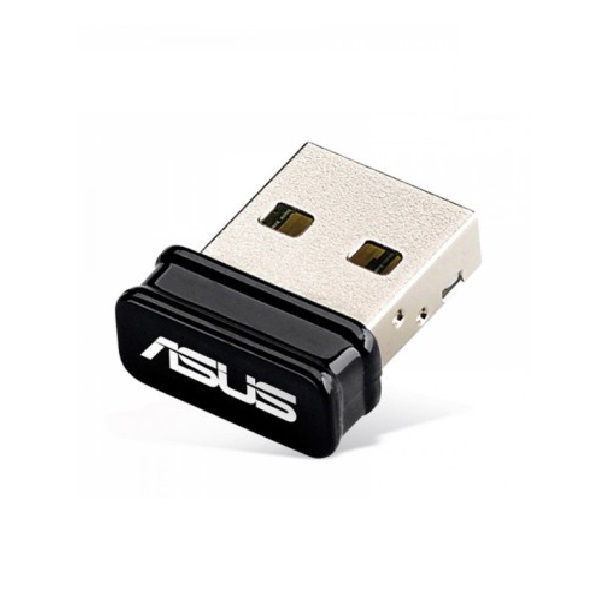 Сетевой адаптер ASUS USB-N10 Nano WiFi USB 2.0, черный